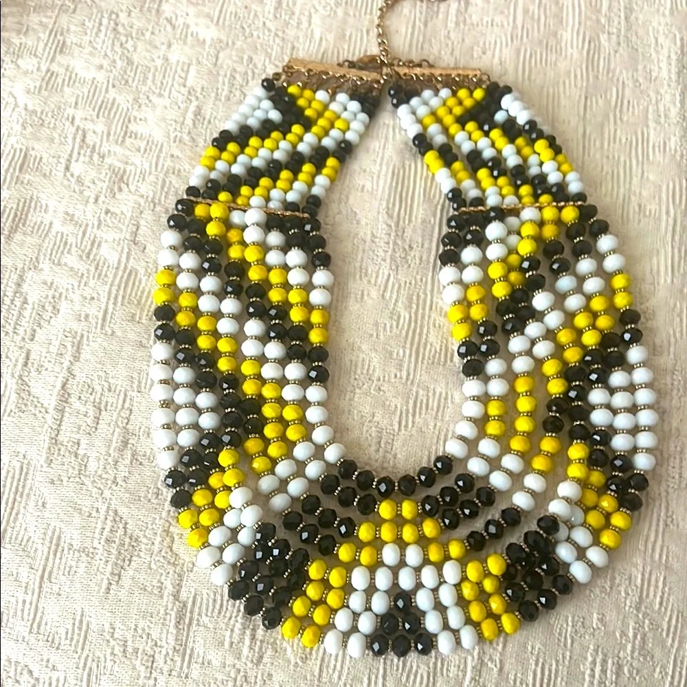 Bebe Multicolor Beaded Necklace, purchased in Bebe Atlantic City store.